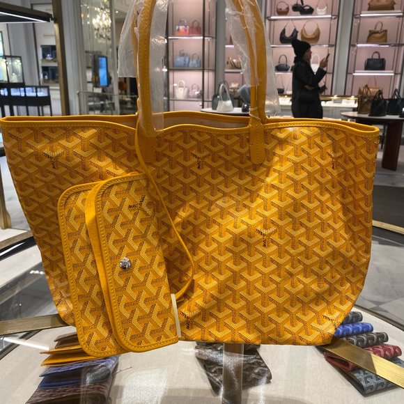 Goyard PM Saint Louis Yellow Classic Tote - New with Tags - Picture 2 of 3